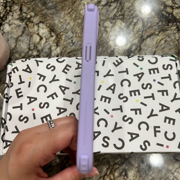 Gently loved used Casetify Purple bumper IPhone 13 Pro case - Picture 11 of 16